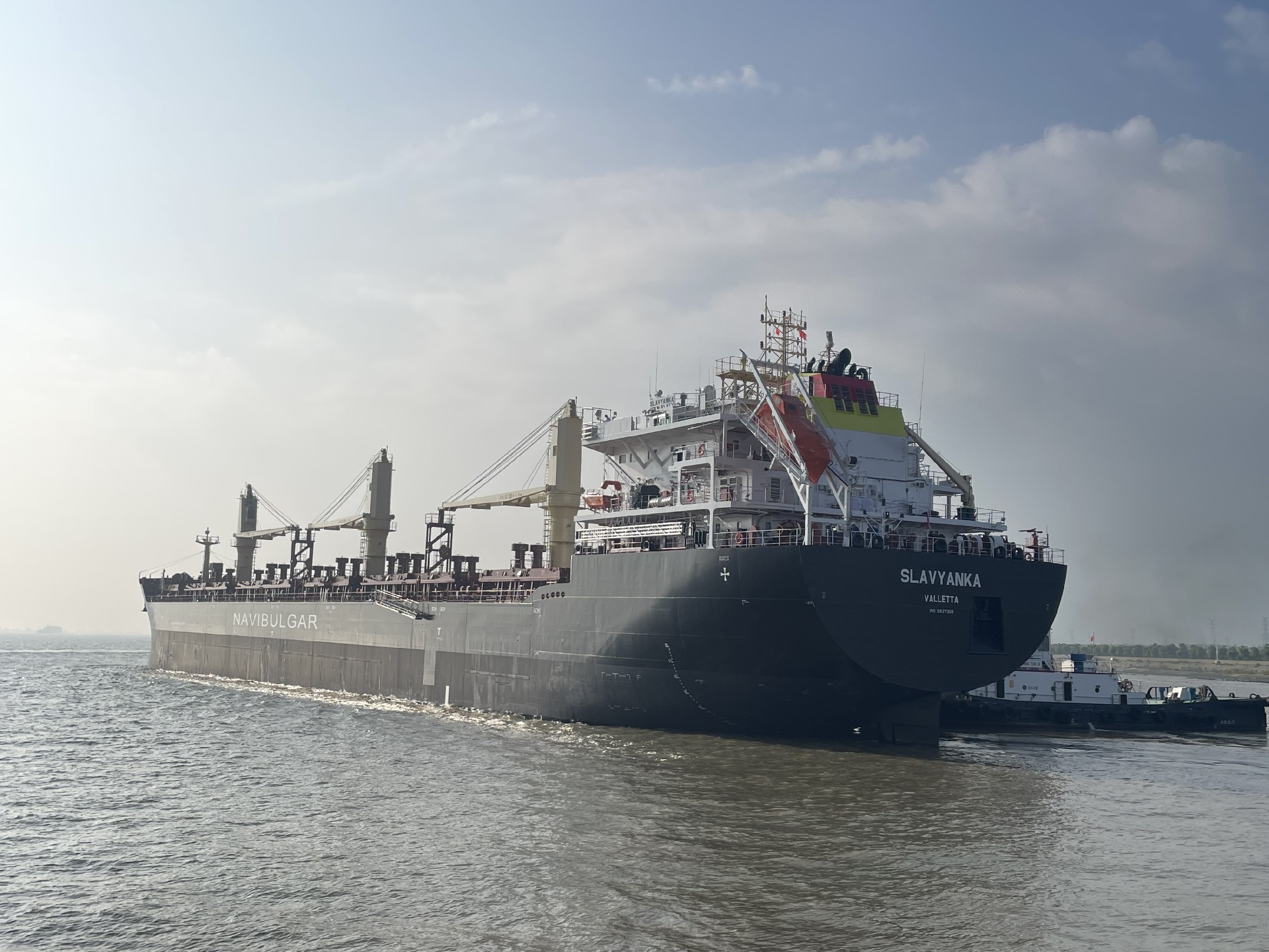 MV SLAVYANKA set sail smoothly