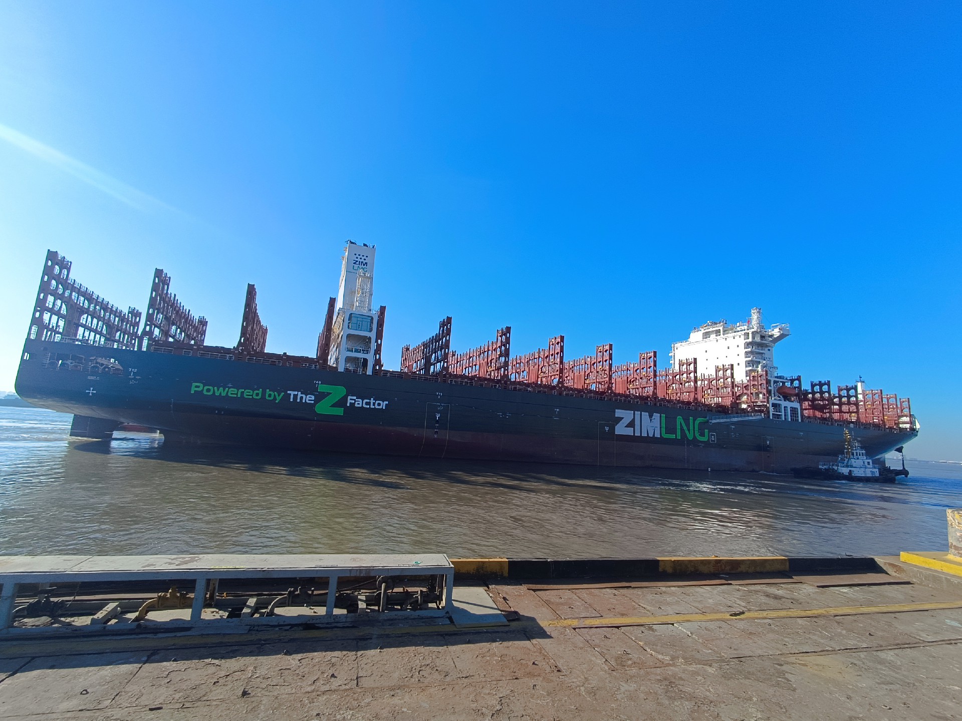 M/V ZIM CORAL set sail smoothly