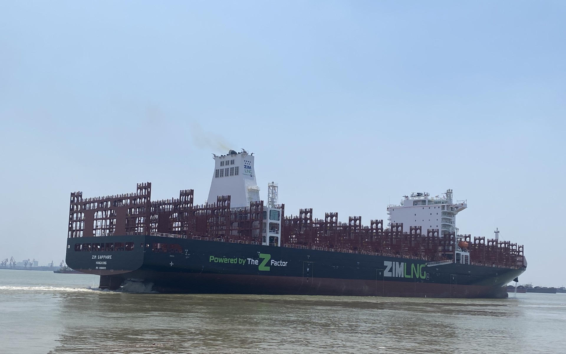 M/V ZIM SAPPHIRE set sail smoothly