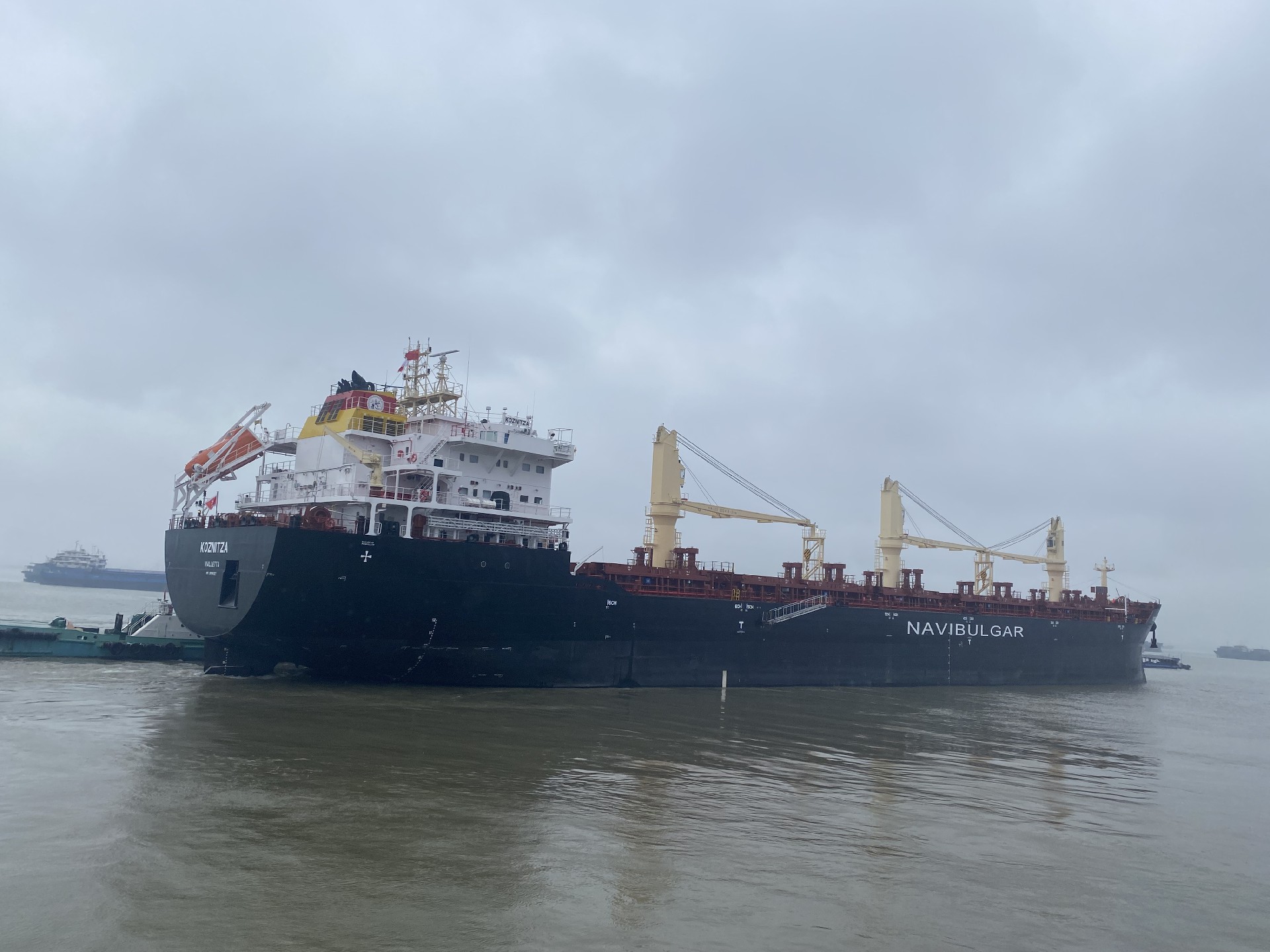 MV KOZNITZA set sail smoothly